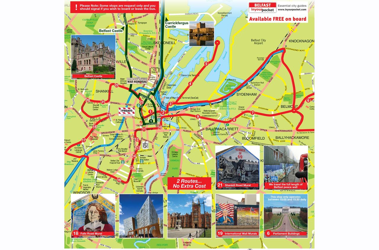 HopOn HopOff Bus Belfast Official City Sightseeing© Tour 2018