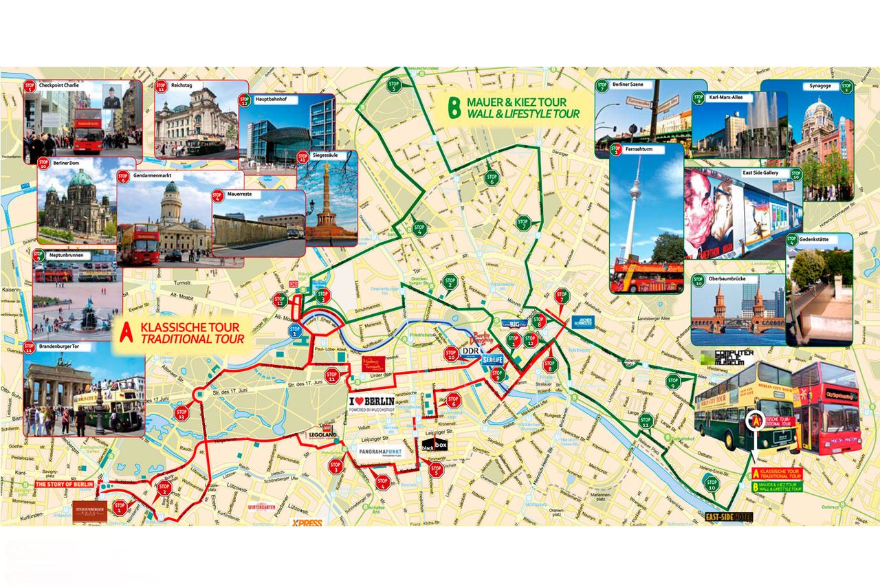 HopOn HopOff Bus Berlin Official City Sightseeing© Tour 2018