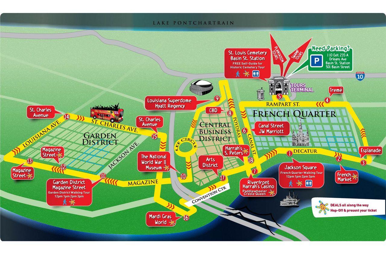 Bus Touristique New Orleans Tour Officiel City Sightseeing 2018   NewOrleans Map  P 266 Fd88116f 1146 42b7 8947 Ad96555675fd